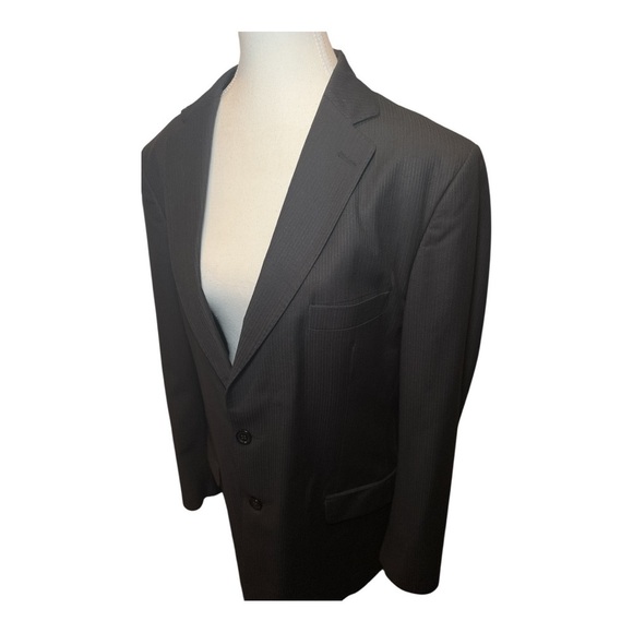Christian Dior Black Pinstripe Blazer Sport Coat Jacket Men’s 38R IT48 - Picture 3 of 16